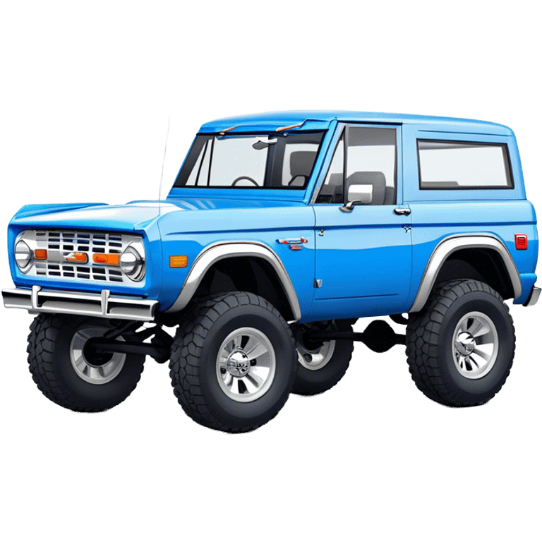 Ford Bronco - Ford (Model Year: 2021) (Iconic colour: Blue) emoji