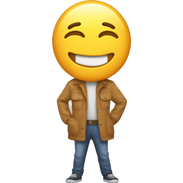 An emoji of a happy crisp  emoji