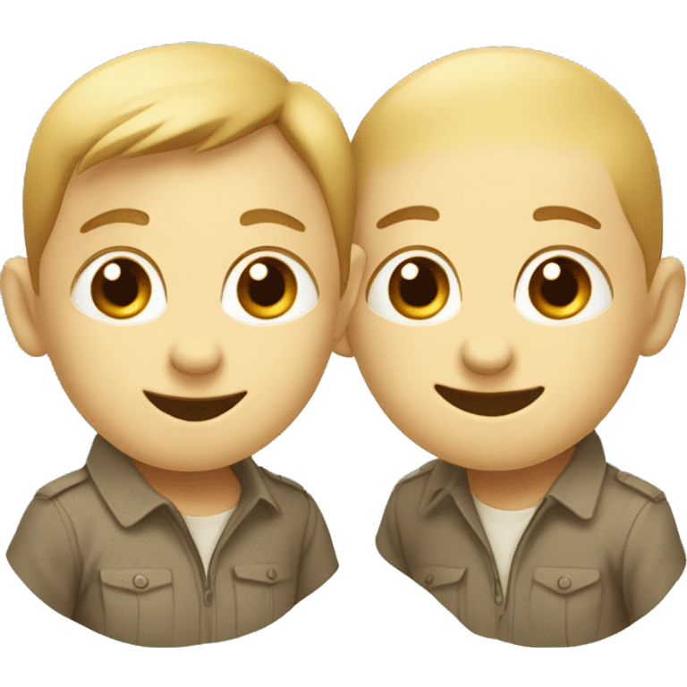 Deux loutres qui se tiennent la main  emoji