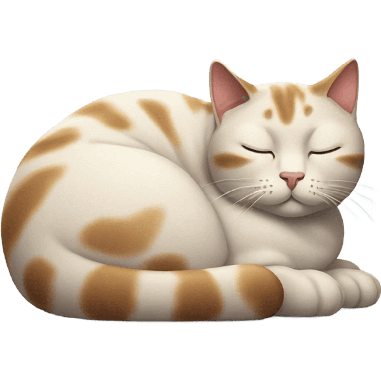 Sleepy cat emoji