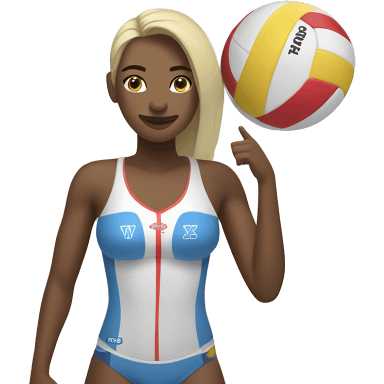 beach volei wman emoji