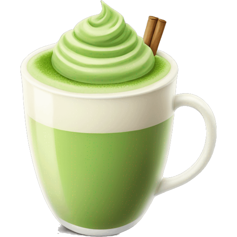 Matcha latte  emoji