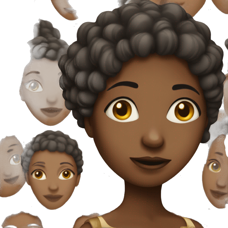 African woman emoji