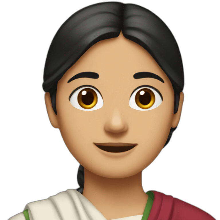 Malala waving emoji