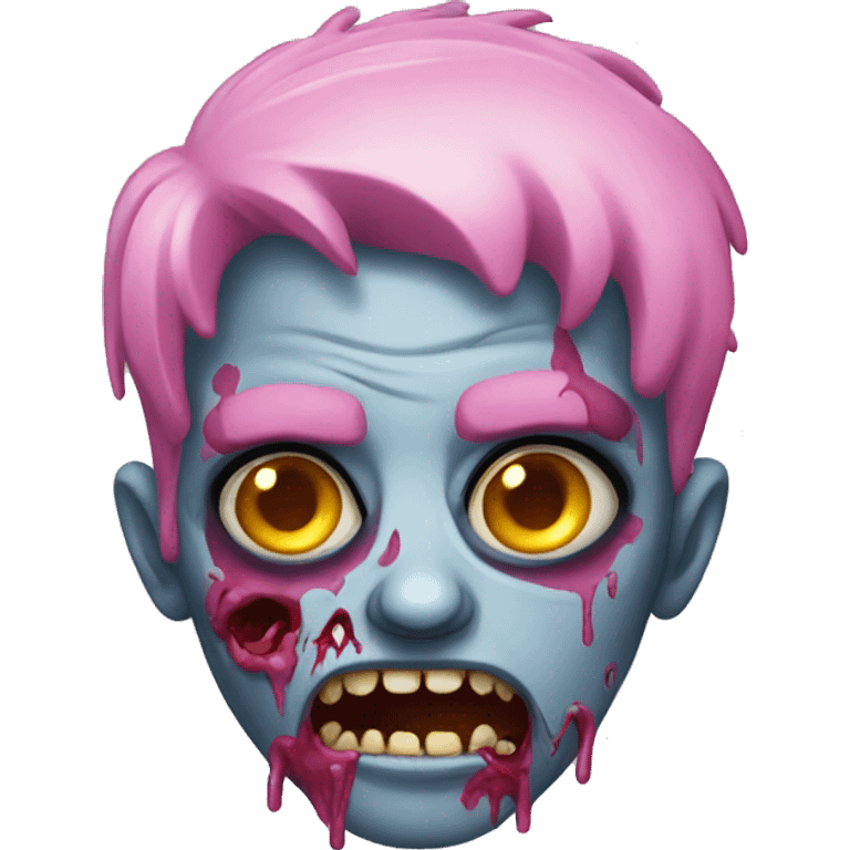 Pink zombie  emoji