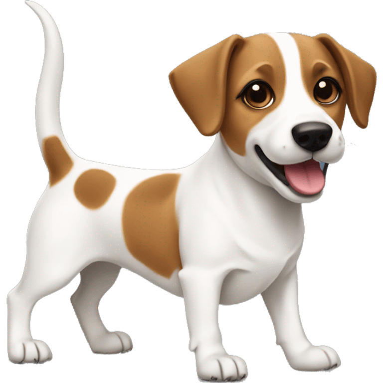 Jack russell with labrador emoji