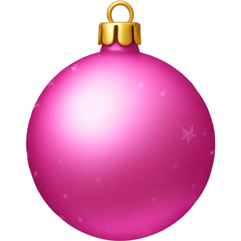 Christmas decorations pink emoji