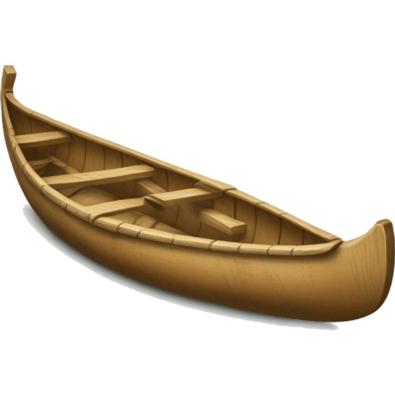 Snapped canoe emoji