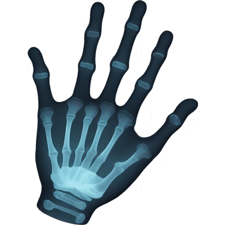 hand xray emoji