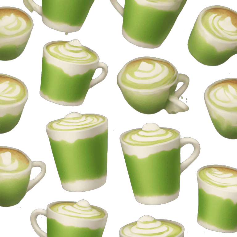 Matcha latte emoji