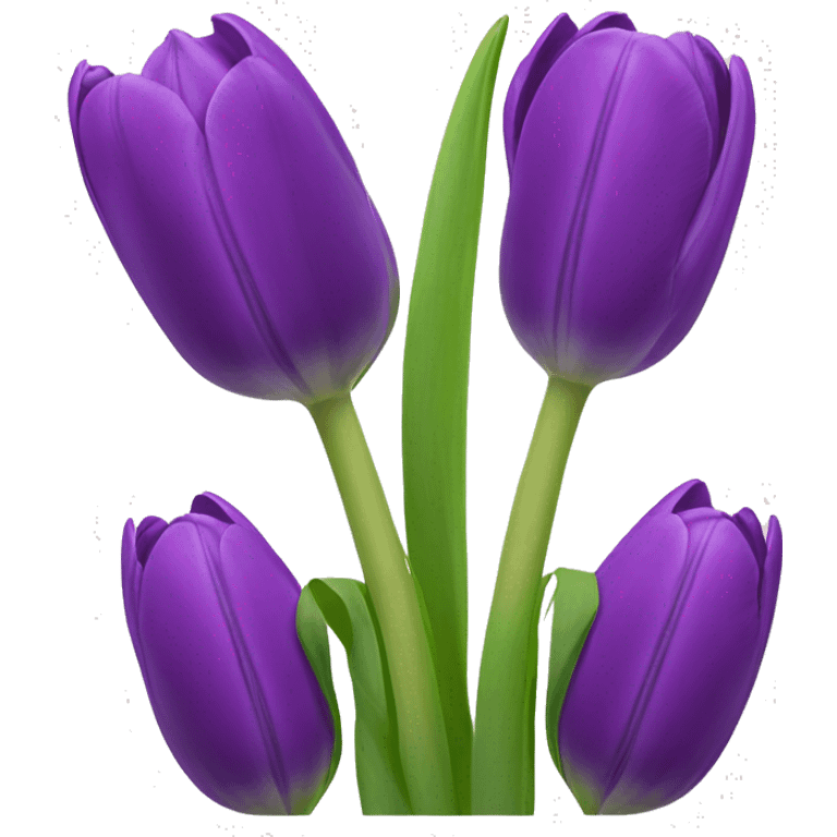 Tulipes violette  emoji