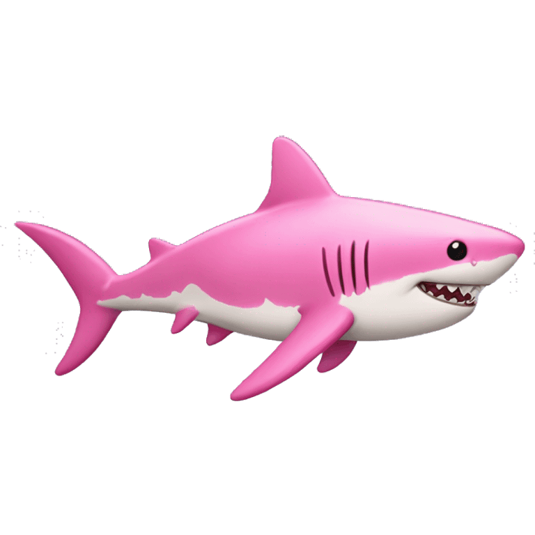 pink shark emoji