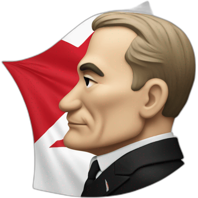 Ataturk kisses england flag emoji