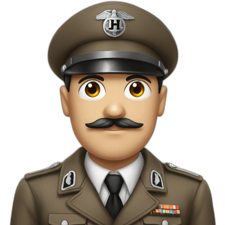 hitler avec son costume emoji