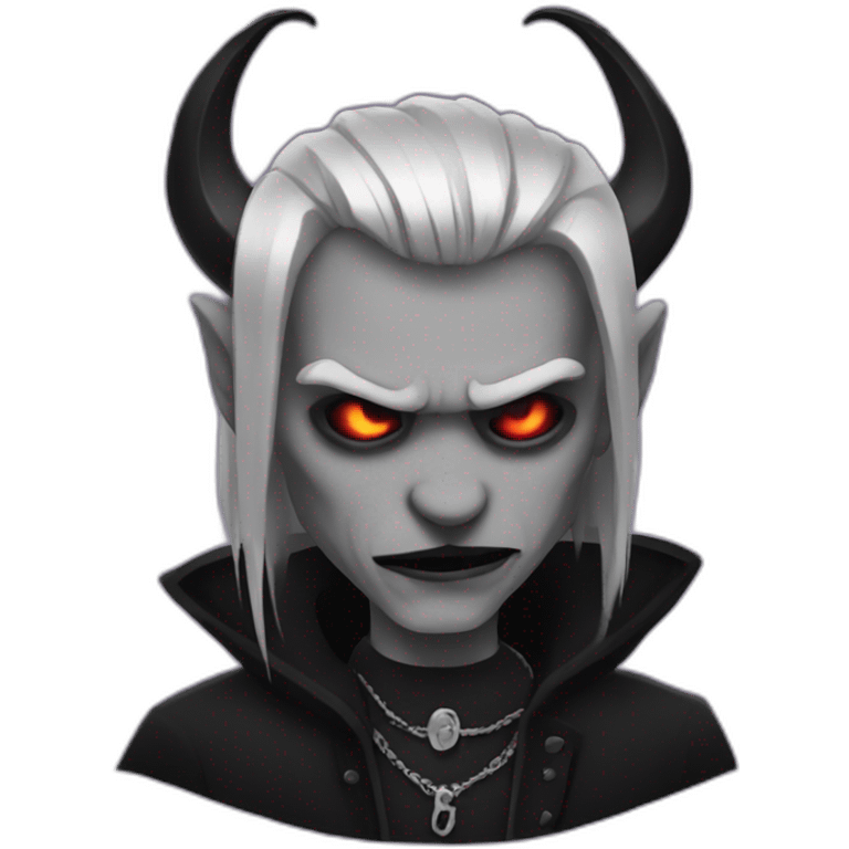 Goth devil emoji