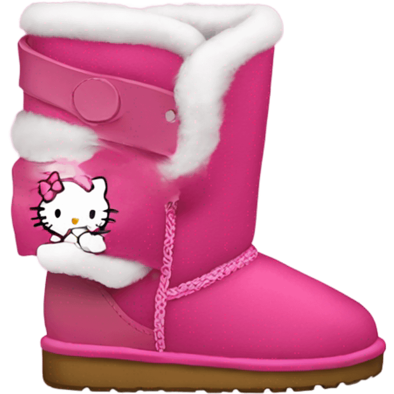 Hello kitty uggs emoji