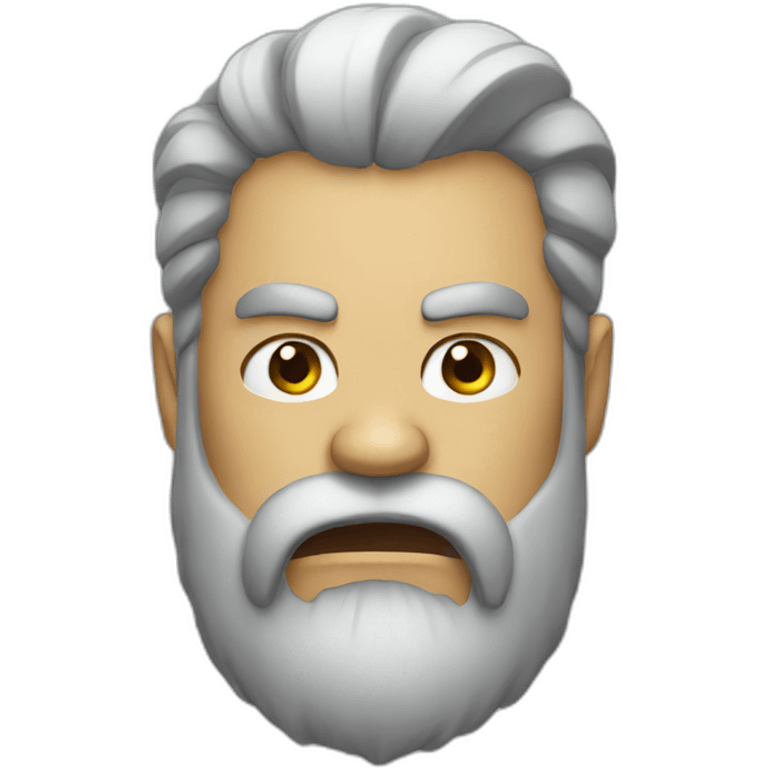 angry beard emoji