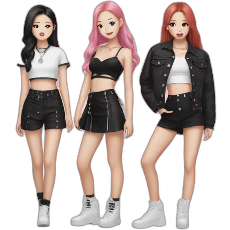 Blackpink groupe K-pop emoji