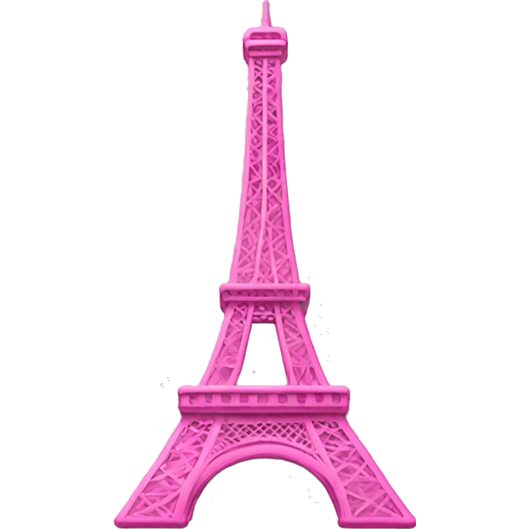 Pink Eiffel Tower emoji