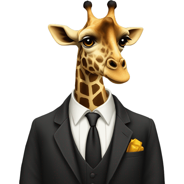 The godfather but he’s a giraffe  emoji