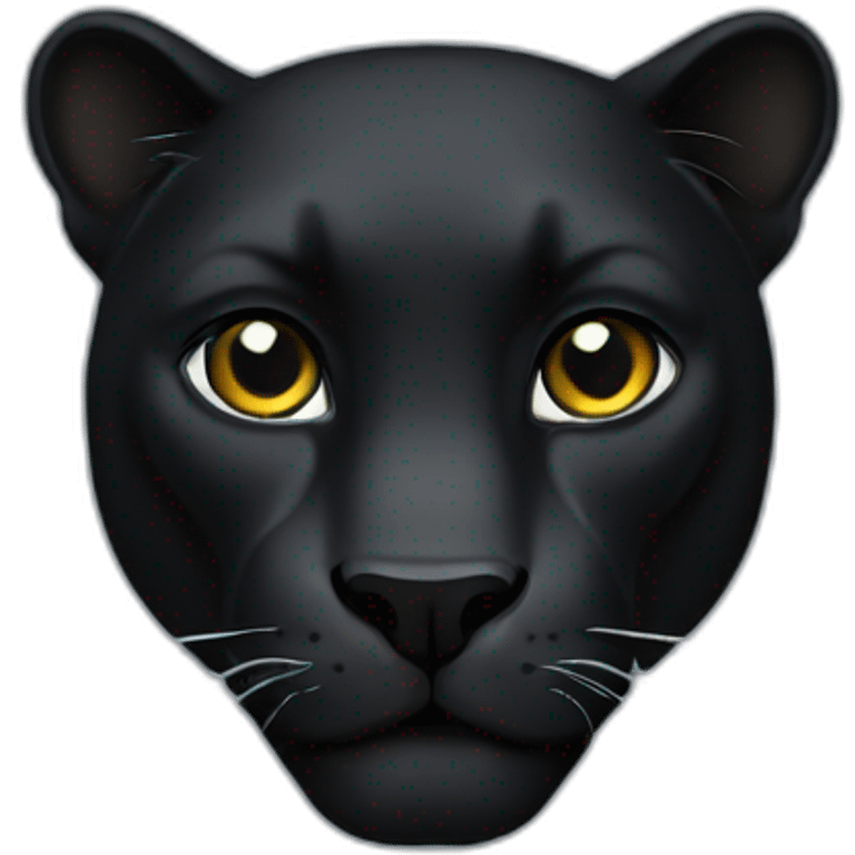 Bkack panther emoji