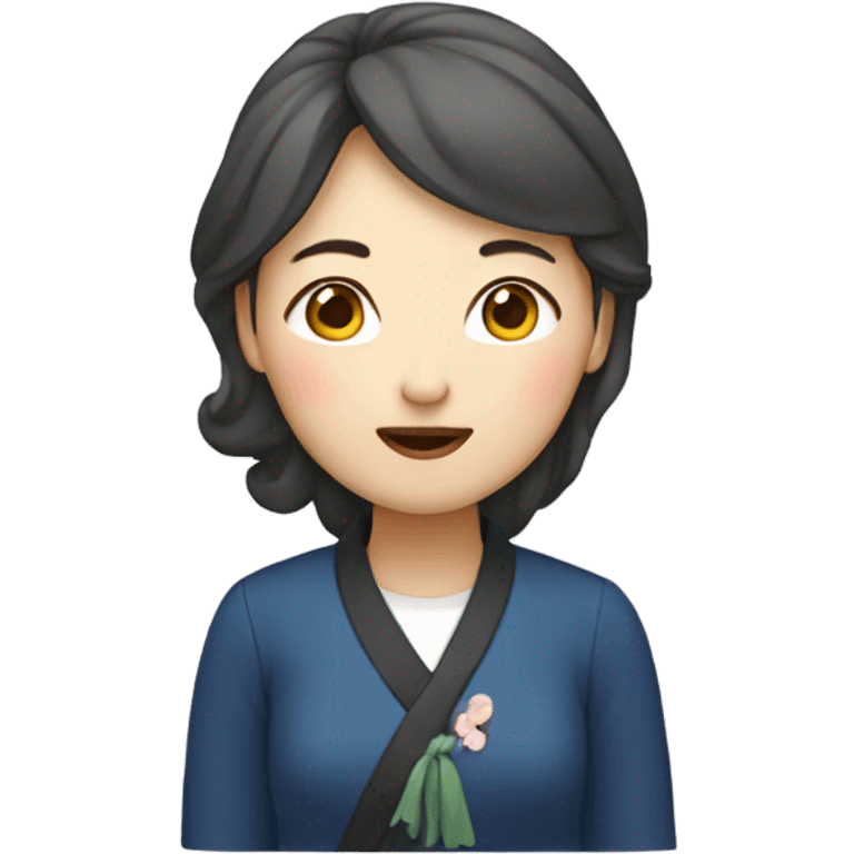 Woman in korea  emoji