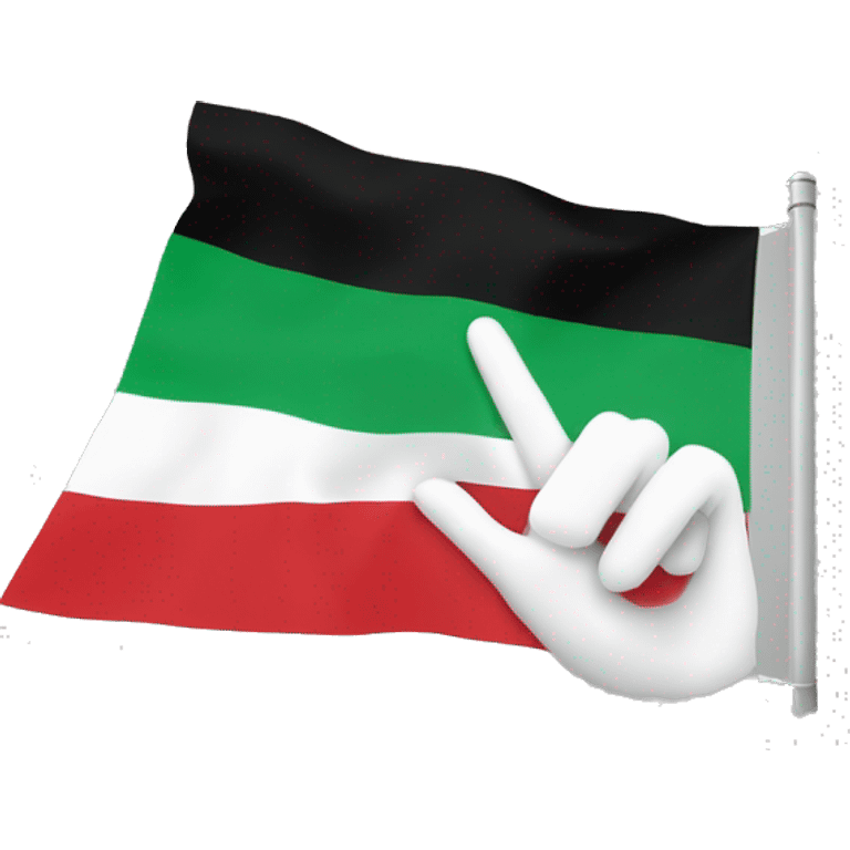 No entry symbol above the Palestine flag  emoji