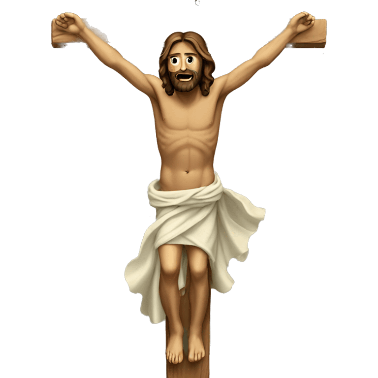 Jesus on cross emoji