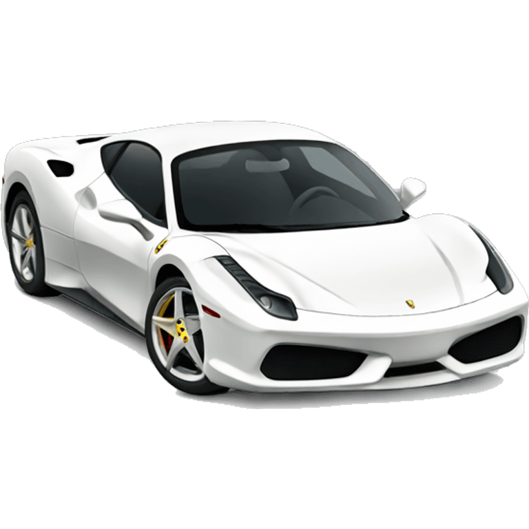 White ferrari emoji