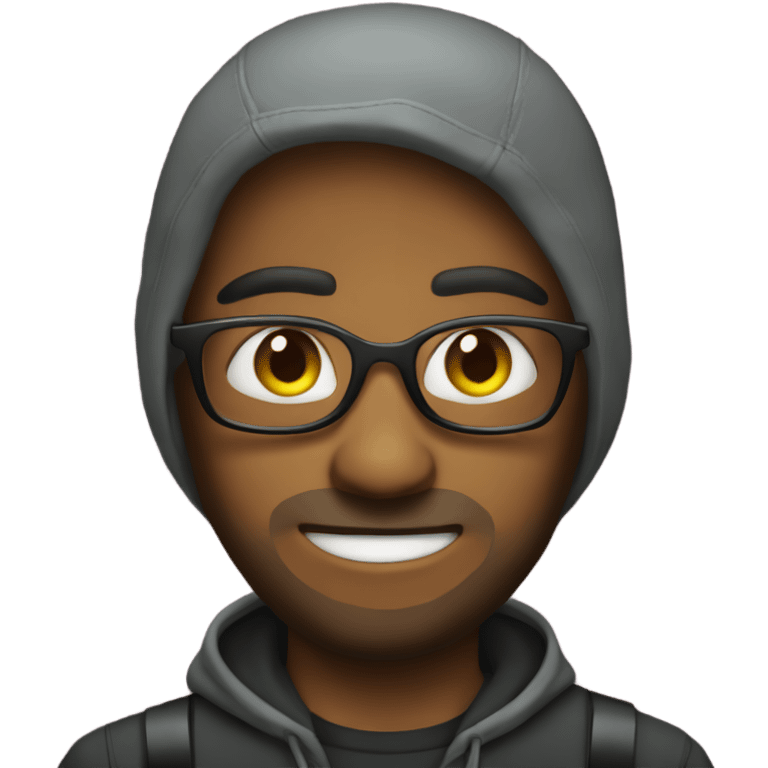 Cool hacker emoji