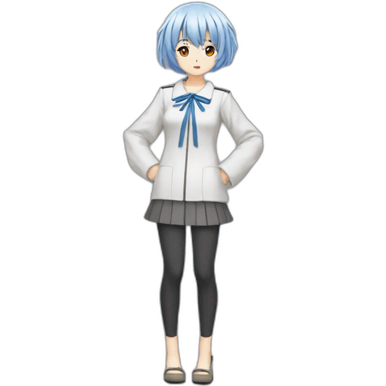 rei ayanami，full body emoji