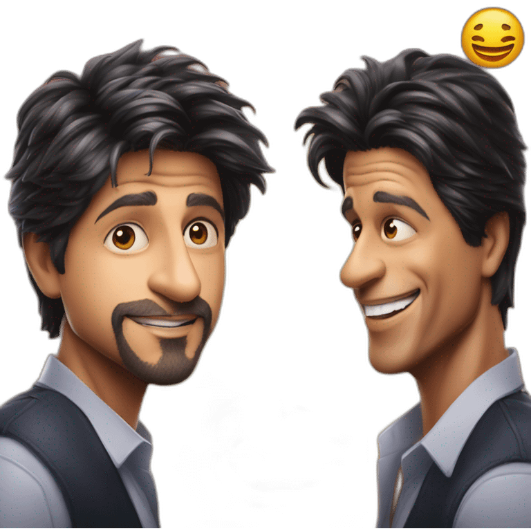 hritik roshan with shah rukh khan emoji