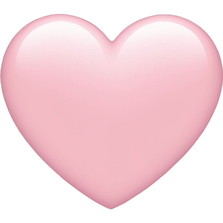 light pink heart emoji