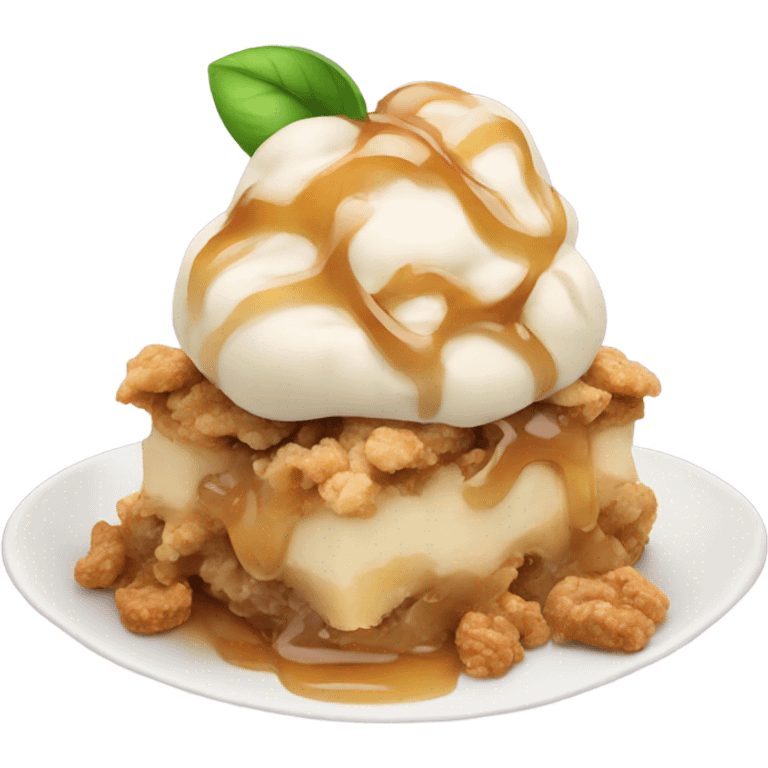 apple crisp dessert emoji