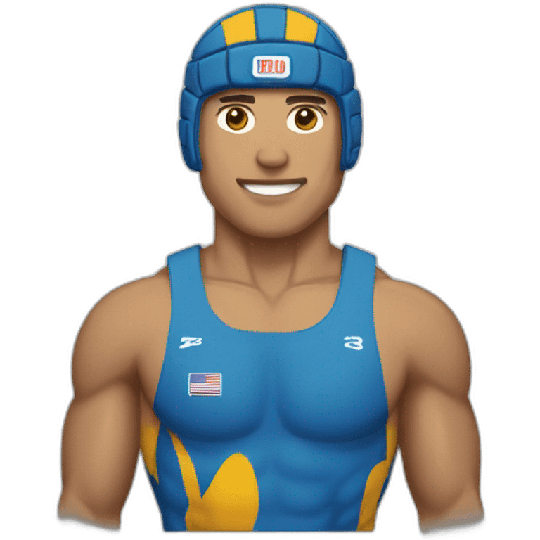 buff man body waterpolo emoji