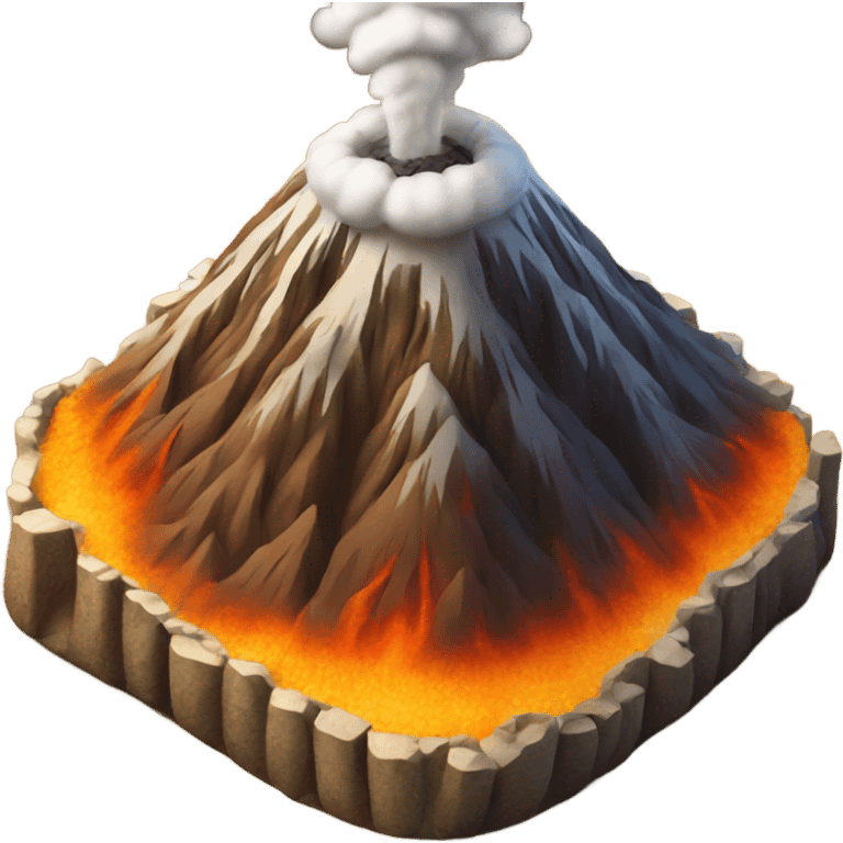 Beer volcano emoji