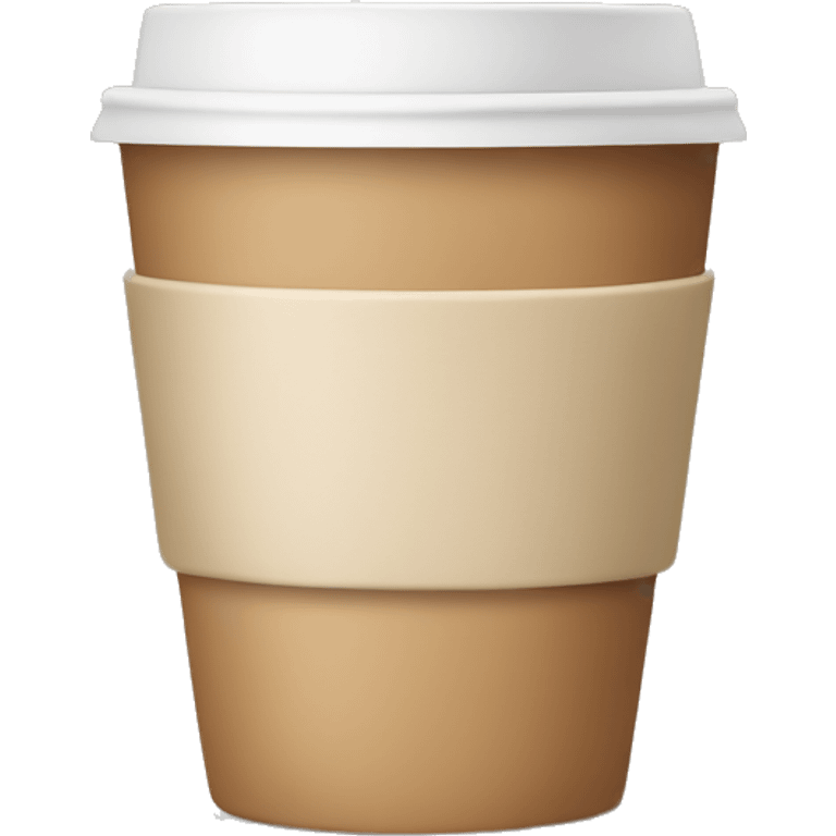 Beige coffee cup emoji