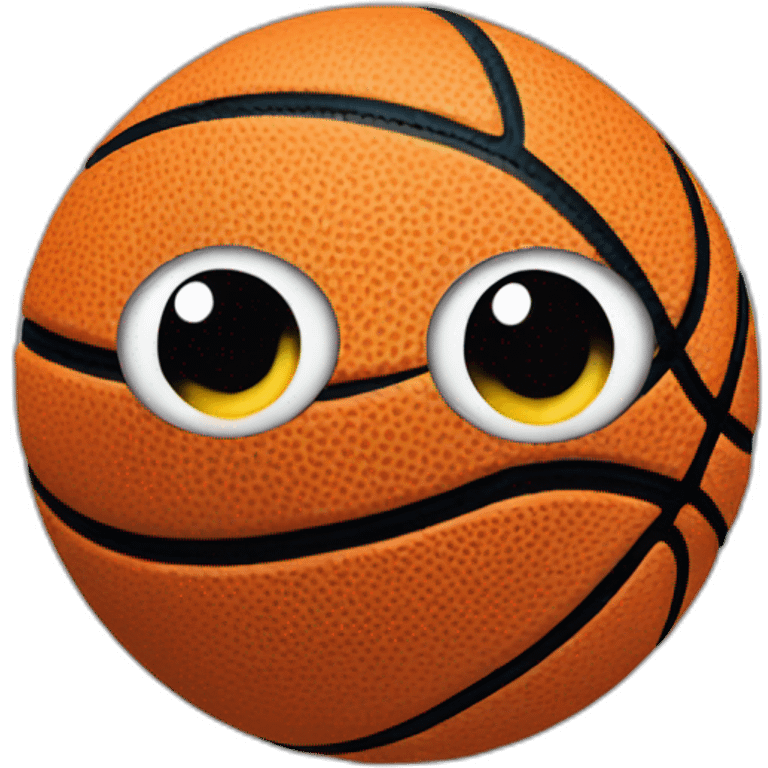 Basketball mit Augen emoji