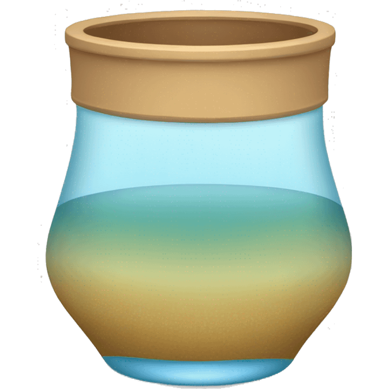 Vaso de agua emoji