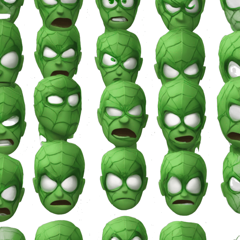 Green Spider-Man emoji