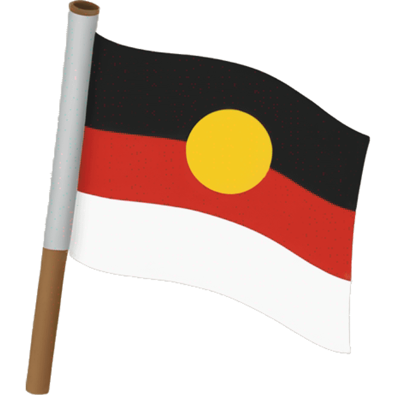 Aboriginal flag emoji  emoji