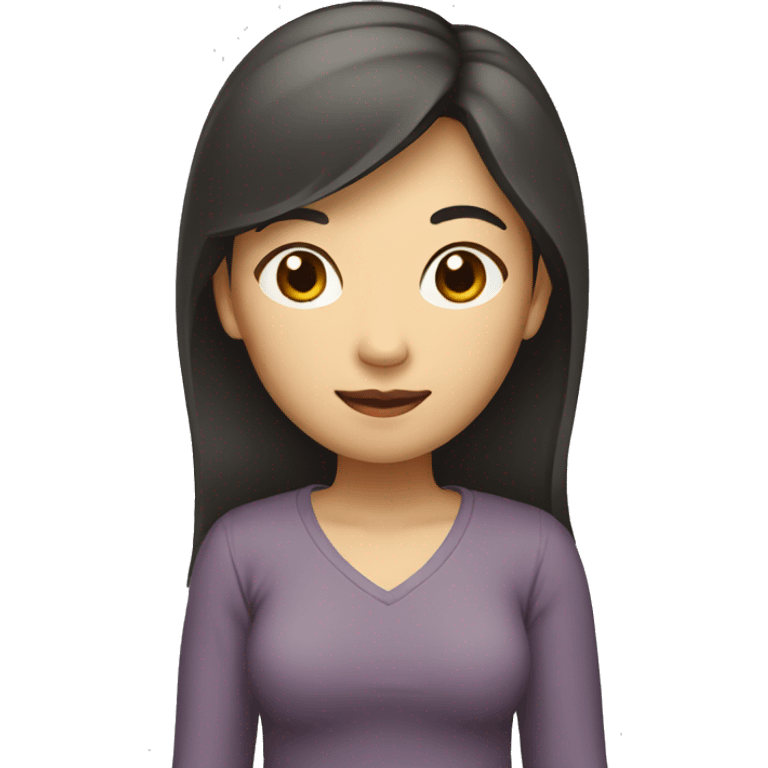 Asian woman (full-body) (raising hand) emoji