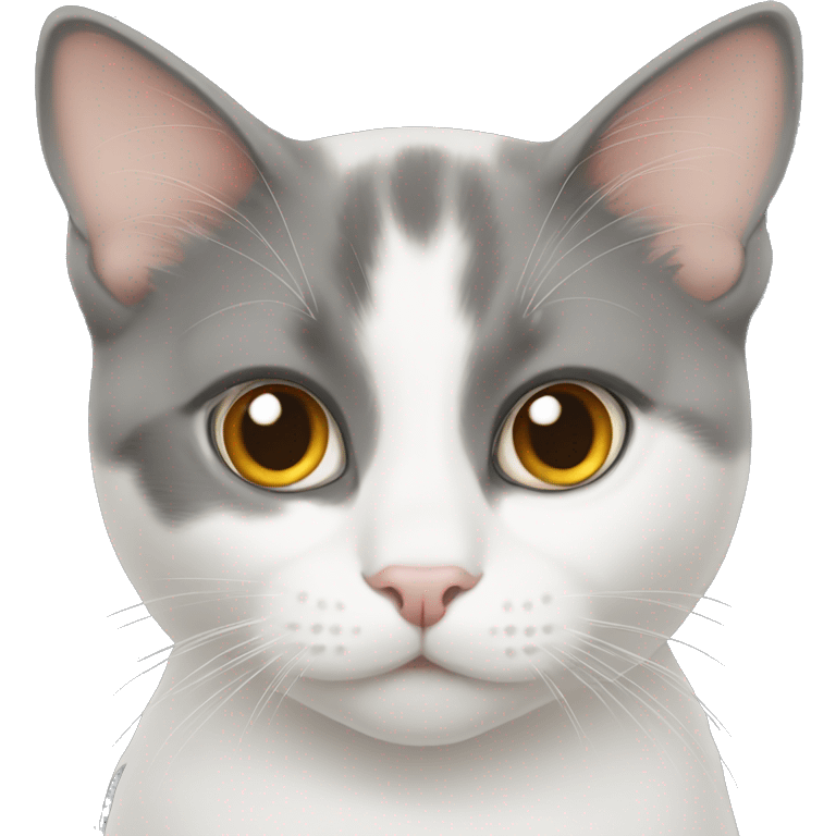 cat with heterochromia  emoji