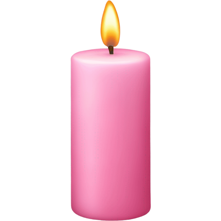 light pink candle emoji