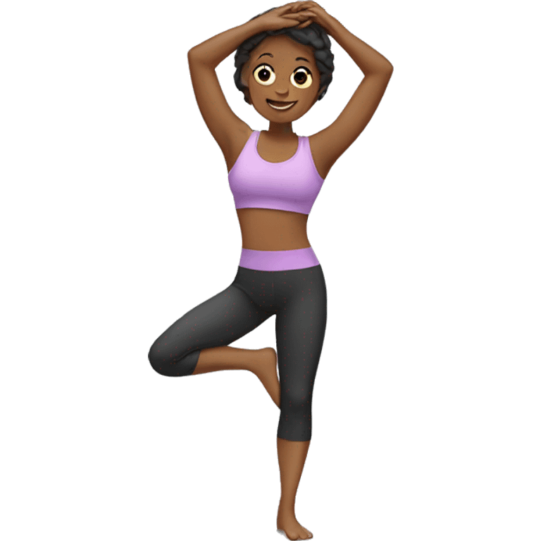 Pilates girl emoji