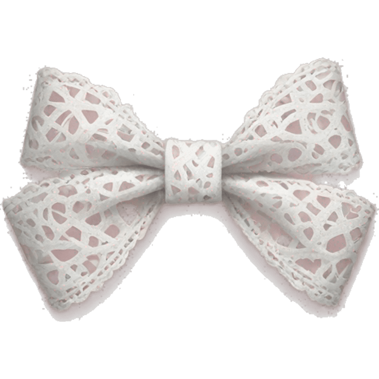 lacy bow emoji