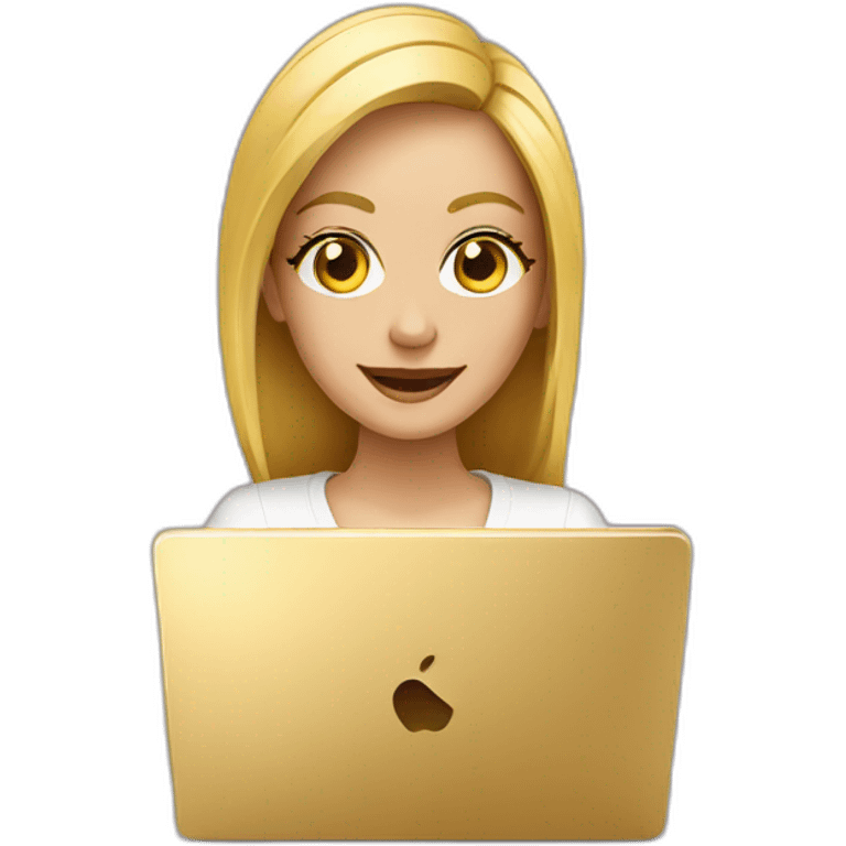 fanny gold laptop emoji