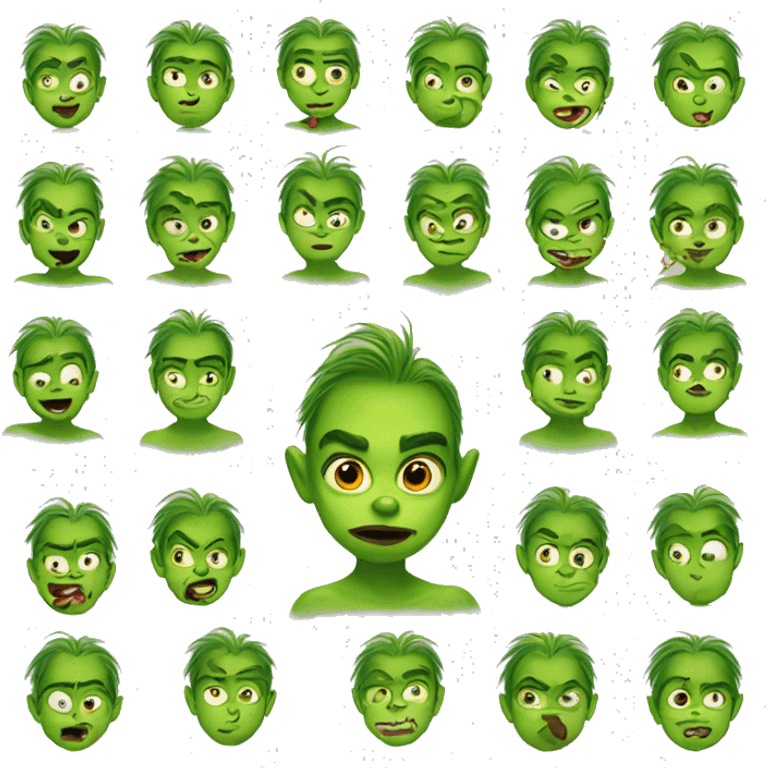 the young grinch emoji