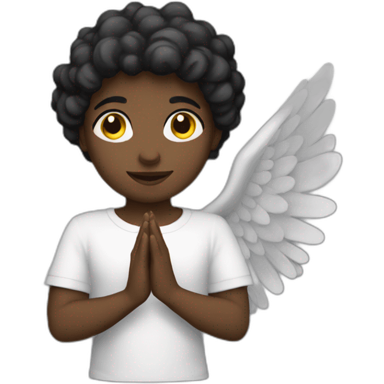 Black angel  emoji