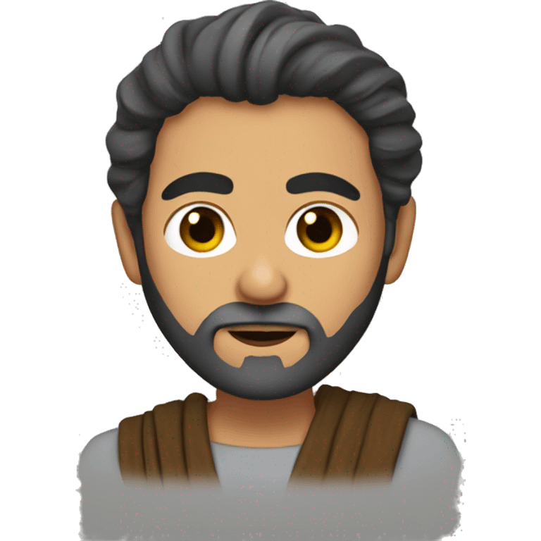 rey con barba emoji